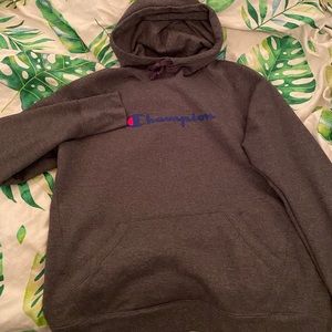 Dark Grey Champion Hoodie